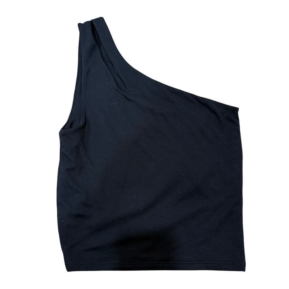 Abercrombie & Fitch Black One Shoulder Seamless Cutout Detail Tank Top Size XS